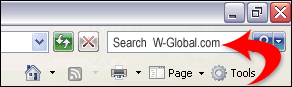 Add Domain search in web browser